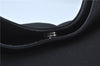 Authentic Ferragamo Nylon Leather Shoulder Hand Bag Purse Black J4142