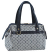 Authentic Louis Vuitton Monogram Mini Josephine PM Hand Bag Blue M92312 LV J4150