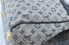 Authentic Louis Vuitton Monogram Mini Josephine PM Hand Bag Blue M92312 LV J4150