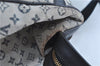 Authentic Louis Vuitton Monogram Mini Josephine PM Hand Bag Blue M92312 LV J4150