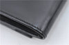 Authentic Ferragamo Gancini Leather 2Way Shoulder Hand Bag Wallet Black J4153