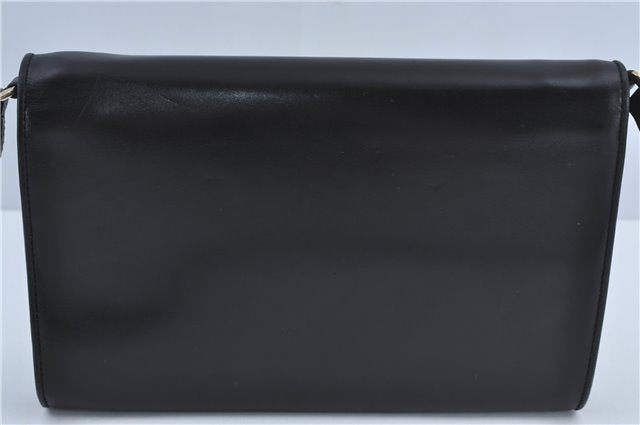 Authentic GUCCI Shoulder Cross Body Bag Purse Leather Black J4157