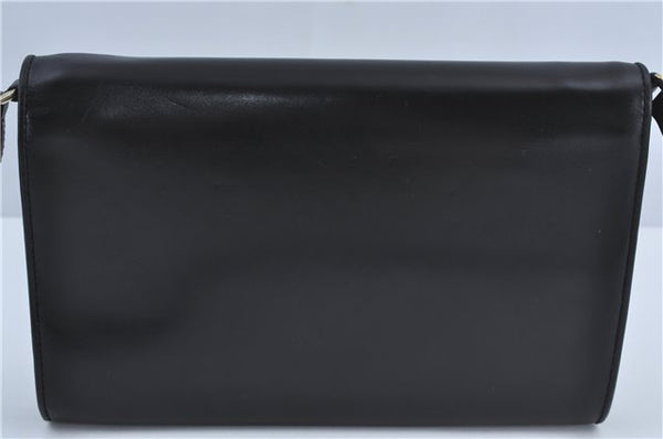 Authentic GUCCI Shoulder Cross Body Bag Purse Leather Black J4157