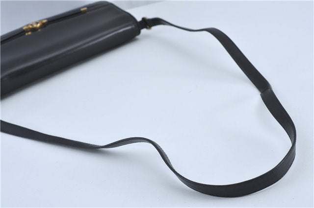 Authentic GUCCI Shoulder Cross Body Bag Purse Leather Black J4157