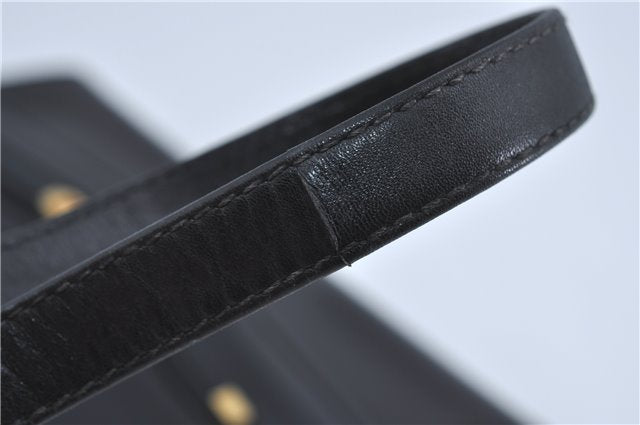 Authentic GUCCI Shoulder Cross Body Bag Purse Leather Black J4157