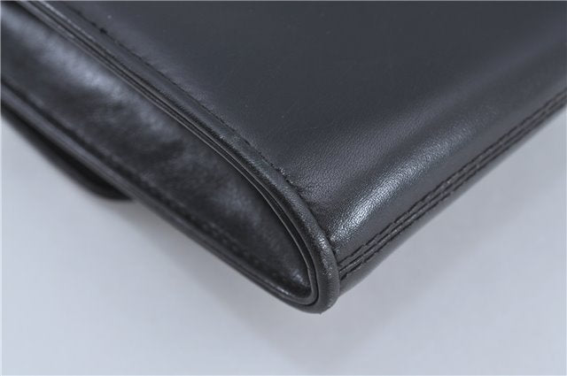 Authentic GUCCI Shoulder Cross Body Bag Purse Leather Black J4157