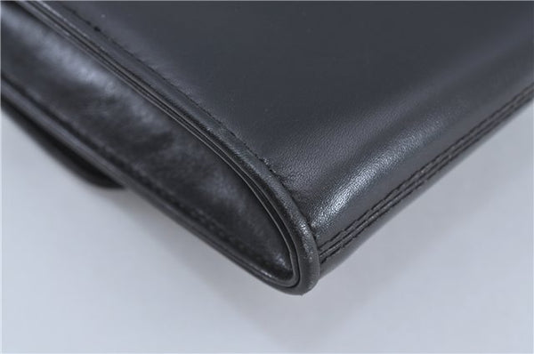 Authentic GUCCI Shoulder Cross Body Bag Purse Leather Black J4157