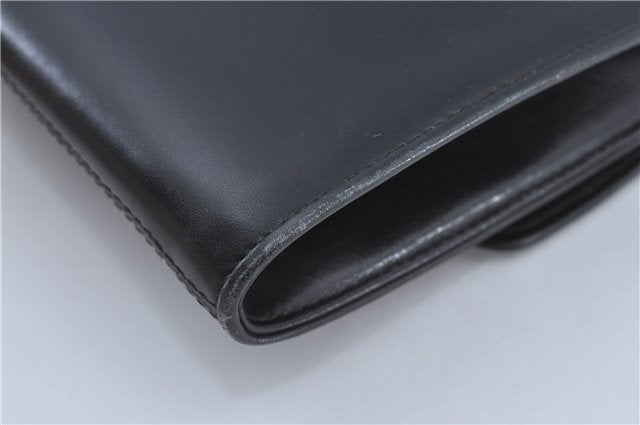 Authentic GUCCI Shoulder Cross Body Bag Purse Leather Black J4157