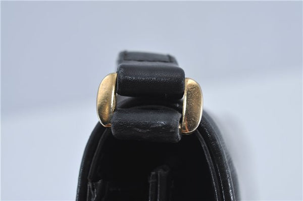 Authentic GUCCI Shoulder Cross Body Bag Purse Leather Black J4157