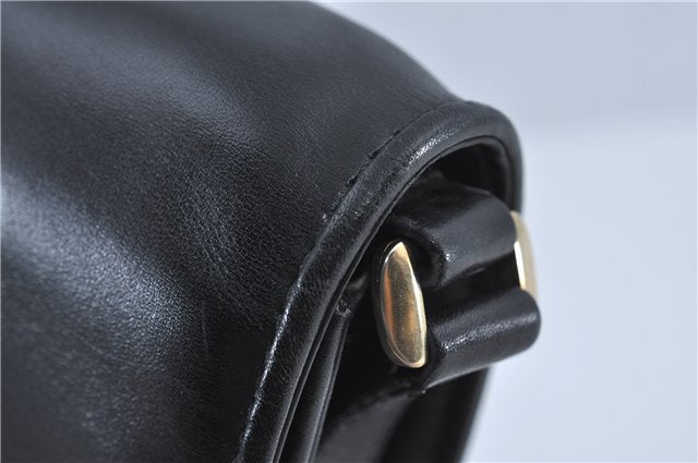 Authentic GUCCI Shoulder Cross Body Bag Purse Leather Black J4157