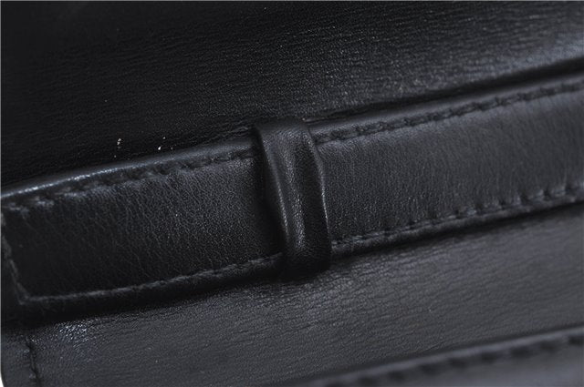 Authentic GUCCI Shoulder Cross Body Bag Purse Leather Black J4157