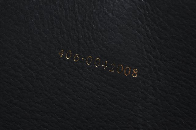 Authentic GUCCI Shoulder Cross Body Bag Purse Leather Black J4157