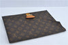Auth Louis Vuitton Monogram Poche Plate Clutch Document Case Old Model LV J4161