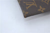 Auth Louis Vuitton Monogram Poche Plate Clutch Document Case Old Model LV J4161