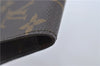 Auth Louis Vuitton Monogram Poche Plate Clutch Document Case Old Model LV J4161