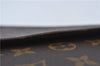 Auth Louis Vuitton Monogram Poche Plate Clutch Document Case Old Model LV J4161