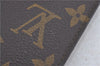 Auth Louis Vuitton Monogram Poche Plate Clutch Document Case Old Model LV J4161