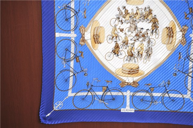 Authentic HERMES Pleats Scarf 