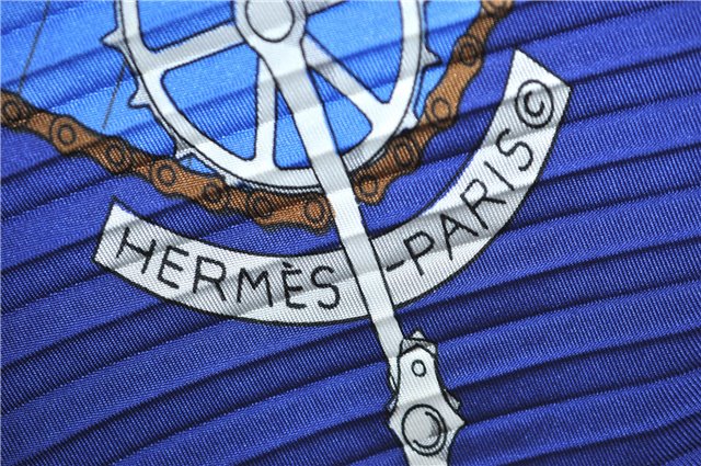 Authentic HERMES Pleats Scarf 