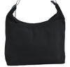 Authentic GUCCI Shoulder Hand Bag Nylon Leather Black J4177
