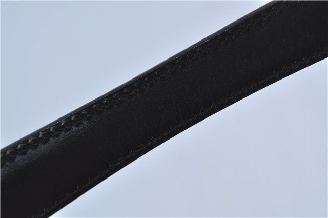 Authentic GUCCI Shoulder Hand Bag Nylon Leather Black J4177