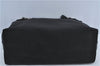 Authentic GUCCI Shoulder Hand Bag Nylon Leather Black J4177