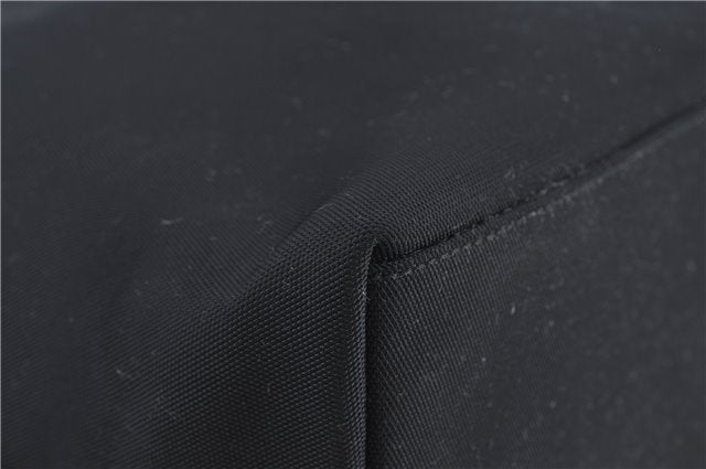 Authentic GUCCI Shoulder Hand Bag Nylon Leather Black J4177