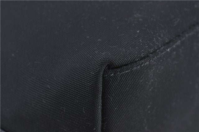 Authentic GUCCI Shoulder Hand Bag Nylon Leather Black J4177