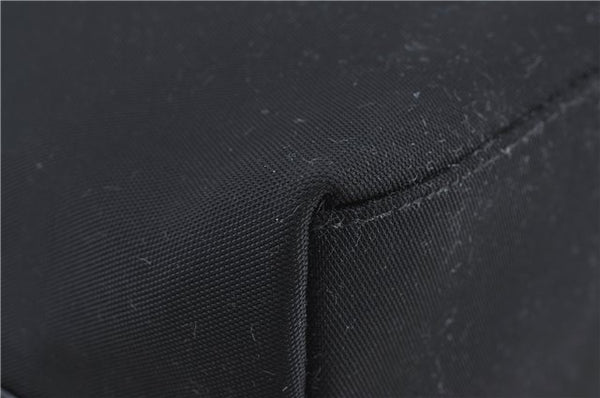 Authentic GUCCI Shoulder Hand Bag Nylon Leather Black J4177