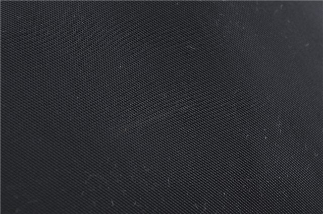 Authentic GUCCI Shoulder Hand Bag Nylon Leather Black J4177