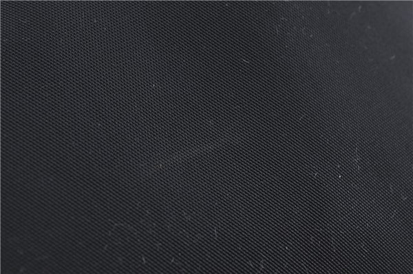 Authentic GUCCI Shoulder Hand Bag Nylon Leather Black J4177