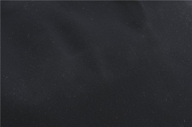 Authentic GUCCI Shoulder Hand Bag Nylon Leather Black J4177