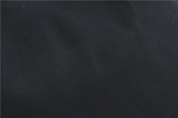 Authentic GUCCI Shoulder Hand Bag Nylon Leather Black J4177