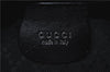 Authentic GUCCI Shoulder Hand Bag Nylon Leather Black J4177