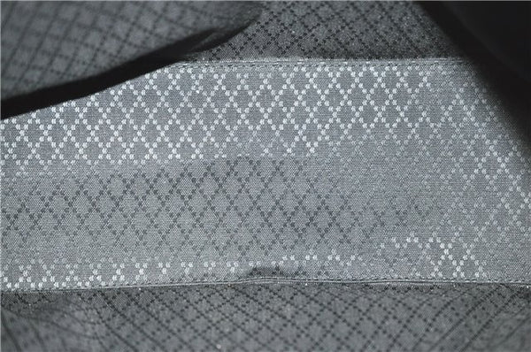 Authentic GUCCI Shoulder Hand Bag Nylon Leather Black J4177