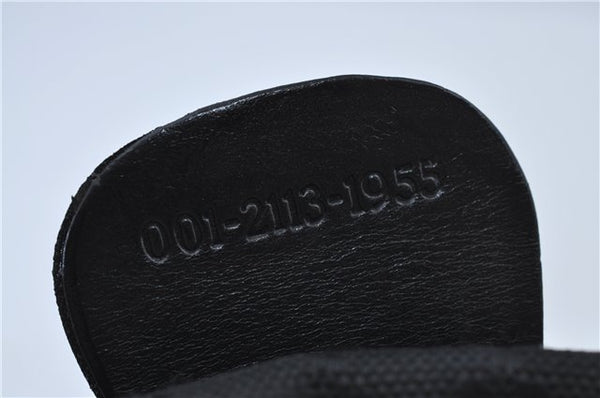 Authentic GUCCI Shoulder Hand Bag Nylon Leather Black J4177