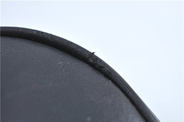 Authentic GUCCI Bamboo 2Way Shoulder Cross Body Bag Leather 0011577 Black J4186