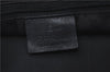 Authentic GUCCI Bamboo 2Way Shoulder Cross Body Bag Leather 0011577 Black J4186