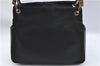 Authentic GUCCI Bamboo Hand Shoulder Bag Purse Nylon Leather Black J4188