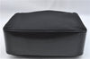 Authentic GUCCI Bamboo Hand Shoulder Bag Purse Nylon Leather Black J4188
