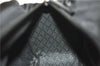 Authentic GUCCI Bamboo Hand Shoulder Bag Purse Nylon Leather Black J4188