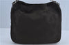 Authentic GUCCI Bamboo 2Way Hand Shoulder Bag Nylon Leather Brown J4189