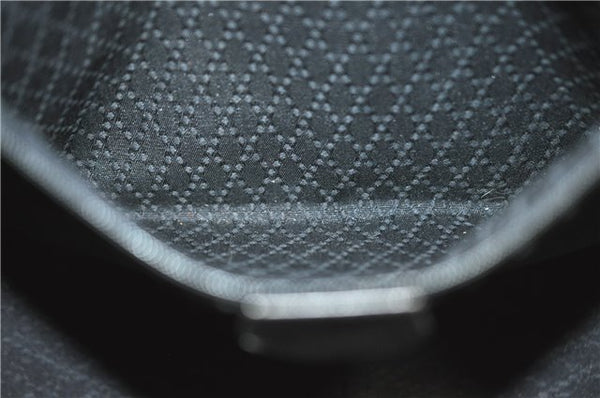 Authentic GUCCI Bamboo 2Way Hand Shoulder Bag Nylon Leather Brown J4189