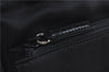 Authentic GUCCI Bamboo 2Way Shoulder Hand Bag Purse Nylon Leather Black J4197