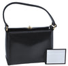 Authentic GUCCI Shoulder Hand Bag Purse Leather Black J4206