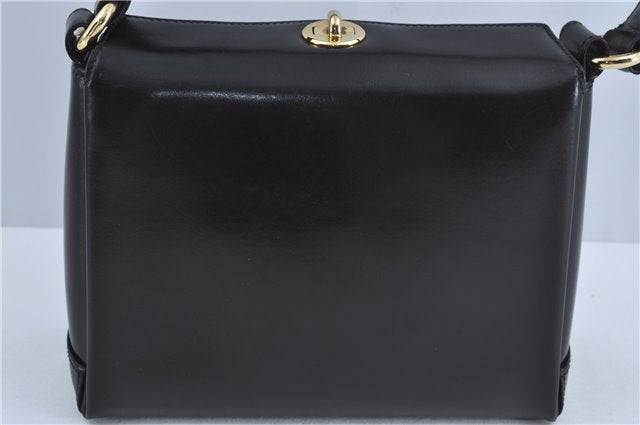 Authentic GUCCI Shoulder Hand Bag Purse Leather Black J4206
