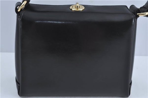 Authentic GUCCI Shoulder Hand Bag Purse Leather Black J4206