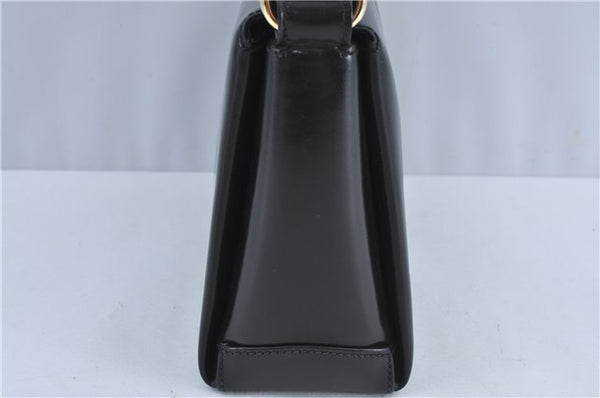 Authentic GUCCI Shoulder Hand Bag Purse Leather Black J4206