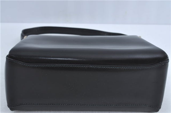 Authentic GUCCI Shoulder Hand Bag Purse Leather Black J4206