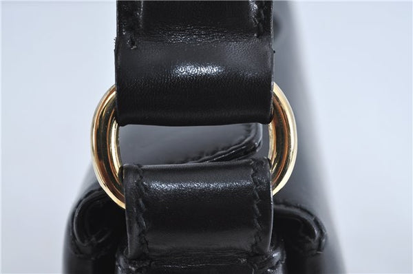 Authentic GUCCI Shoulder Hand Bag Purse Leather Black J4206